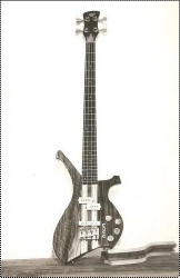 Basse 2 Octaves  STIMER Yves Guen manche conducteur (passive et active)