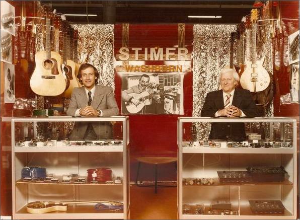 Yves et Christian sur salon du parc floral de Vincennes Présente les produits STIMER Yves Guen