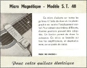 st48-micro electromagnetique-bobinage-rebobinage-reparation de micros-reparation d'amplis a lampes