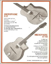 ST48et S51 micro  pour guitare manouche