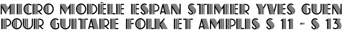 Micro Modèle Espan stimer yves guen pour guitare Folk et amplis S 11 - s 13