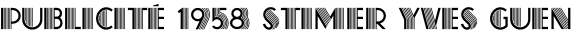 Publicité 1958 stimer yves guen