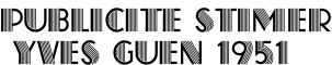 Publicite stimer  yves guen 1951